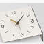 Horloge murale d'angle double face, horloge murale décorative de couleur claire, décoration de la maison, salon, décoration murale de chambre à coucher