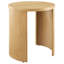 Table de bout ronde en bois Aspect