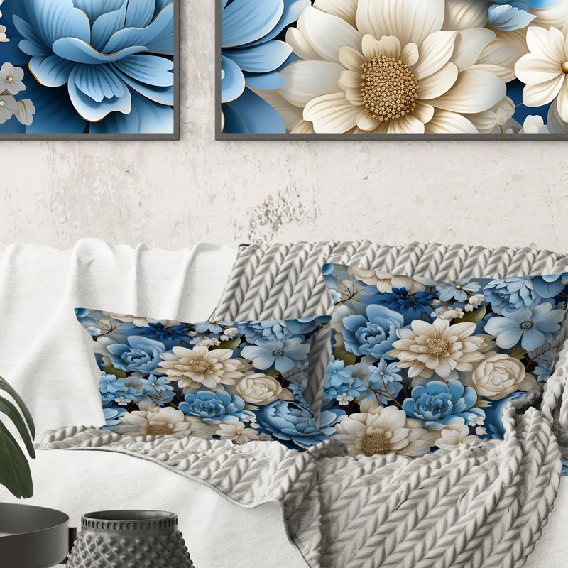 Floral Throw Pillow