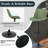 Swivel Upholstered Adjustable Height Counter Stool with Metal Frame-97865836