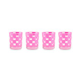 Blue Check Acrylic Tumblers