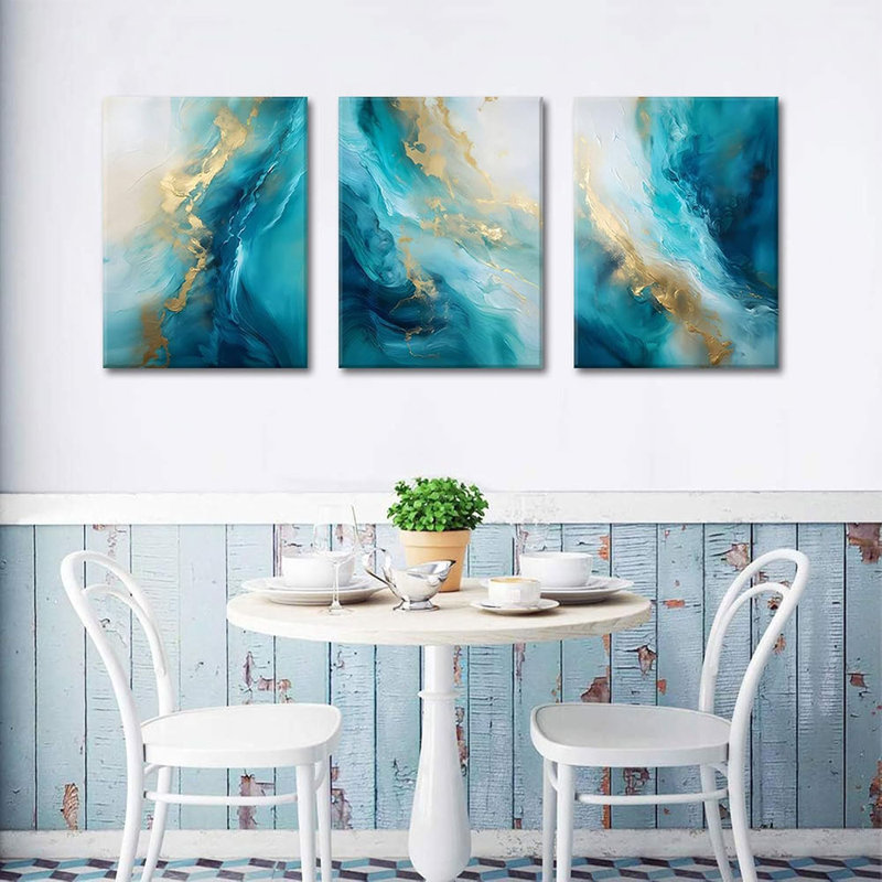 3 Piece Wrapped Canvas Wall Art