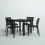 Quadis 4 - Person Patio Dining Set with Square Table-16546102