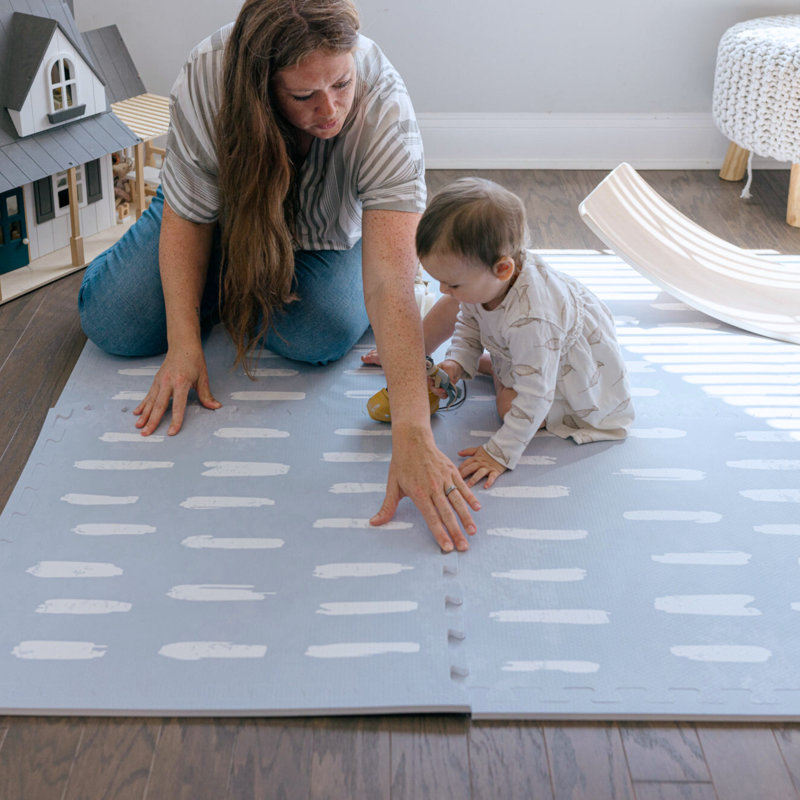 Tapis de jeu pour bébé Little Landings Shoreline, Carré 6 pi
