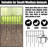 19 Pack 20.6ft(L) x 12.6in(H) Decorative Garden Fence Rustproof Metal Animal Barrier Fence