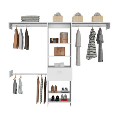 150 Closet System British, Bedroom