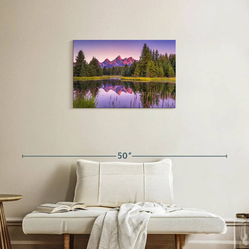 Alvord Grand Tetons River Reflection, 20" H x 30" W