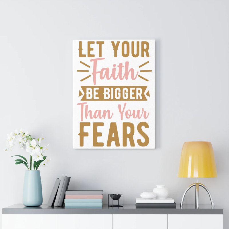 Faith - Wrapped Canvas Print, 41cm H x 30cm W