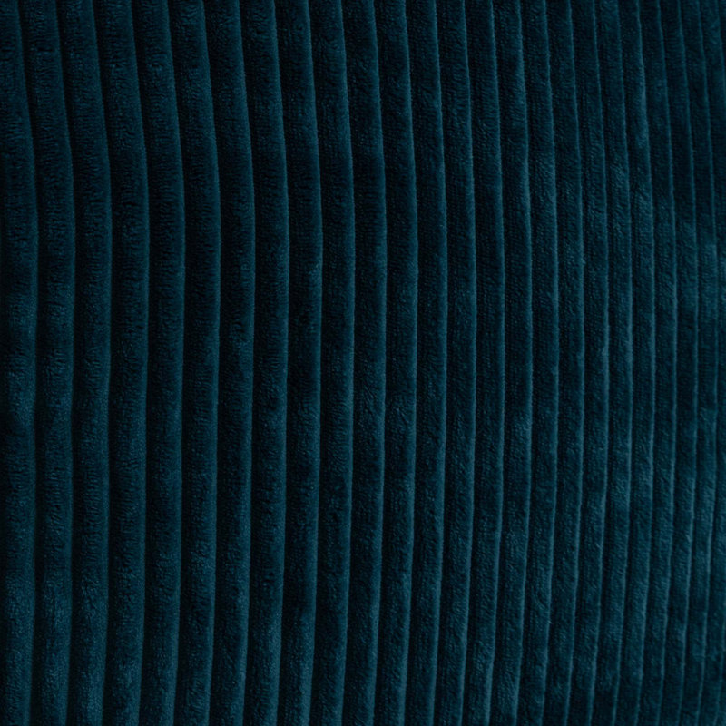 Bean Bag Bazaar Dalton Corduroy XL Recliner Bean Bag and Footstool, Green