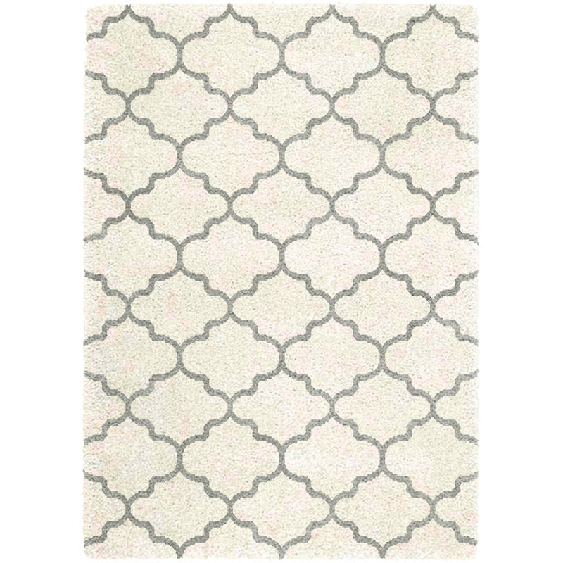 Taya Geometric Shag Area Rug, Rectangle 200 x 290cm