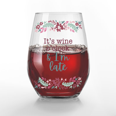 Jaymari Trinx 15 oz Verre à vin sans pied en verre