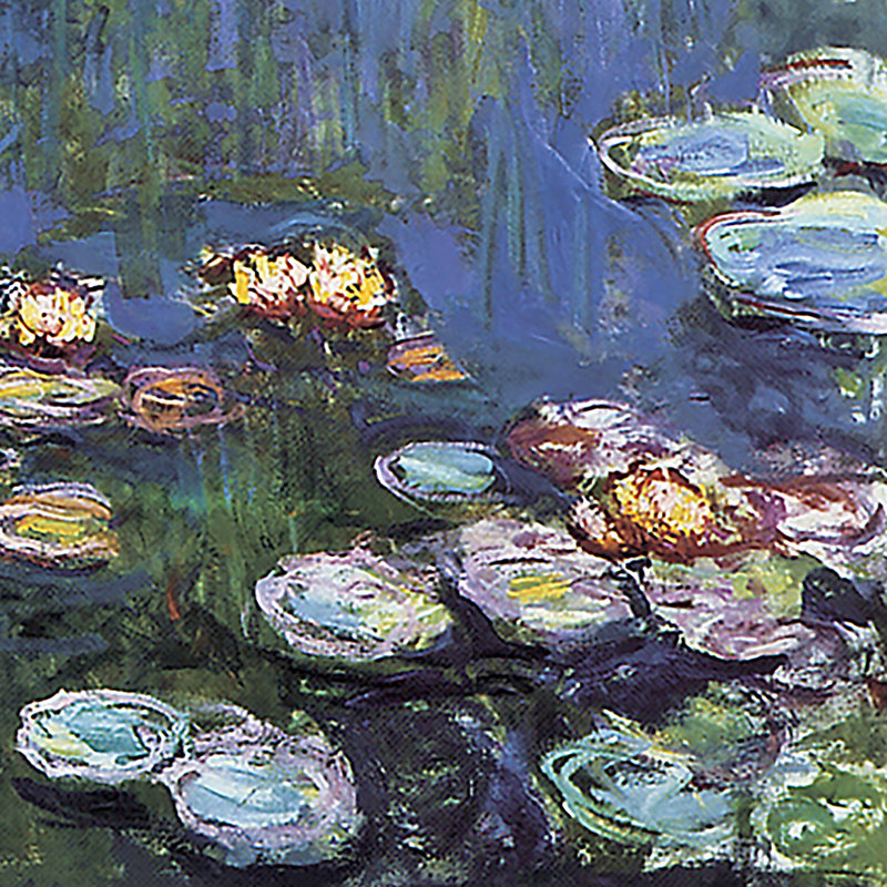 " Waterlilies, 1914 " by Claude Monet, 27.5" H x 27.5" W x 1.75" D