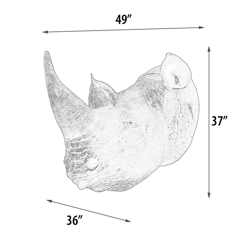 Tête de rhinocéros
