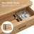 Waynesville Modern 30"W 3-Drawer Oak Wood Fully Assembled Nightstand with Built-In Powerstation and USB-1035636890