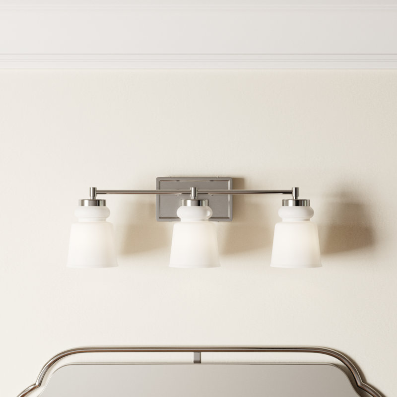 Libre 3 Light Milk Dimmable Vanity Light