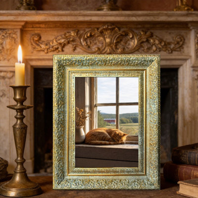 Cadre 3 pièces 11 "x 14" doré antique pour décor de salon