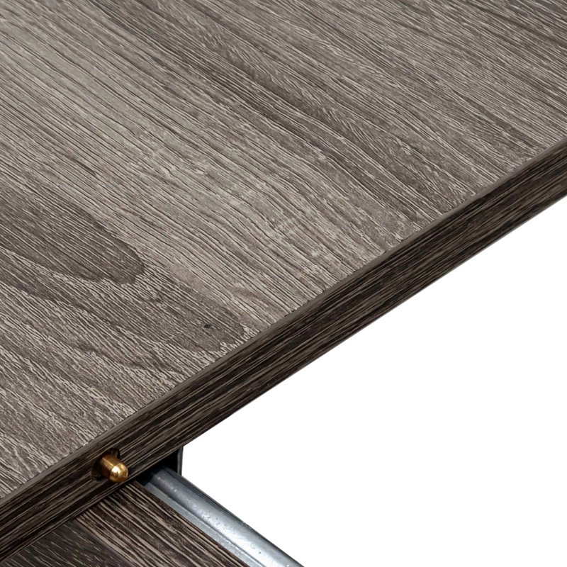 Grande table de salle à manger extensible 106,3 pouces