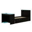 Lit de jour multifonctionnel avec lit gigogne et bureau-714678257