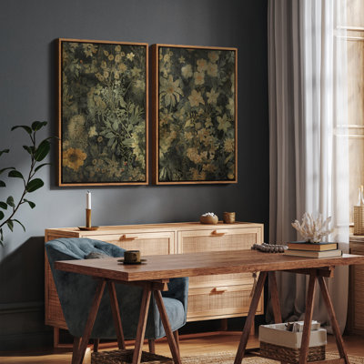 Art mural encadré rétro antique classique pour chambre à coucher