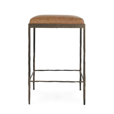 Bose Upholstered Bar Stool with Metal Frame