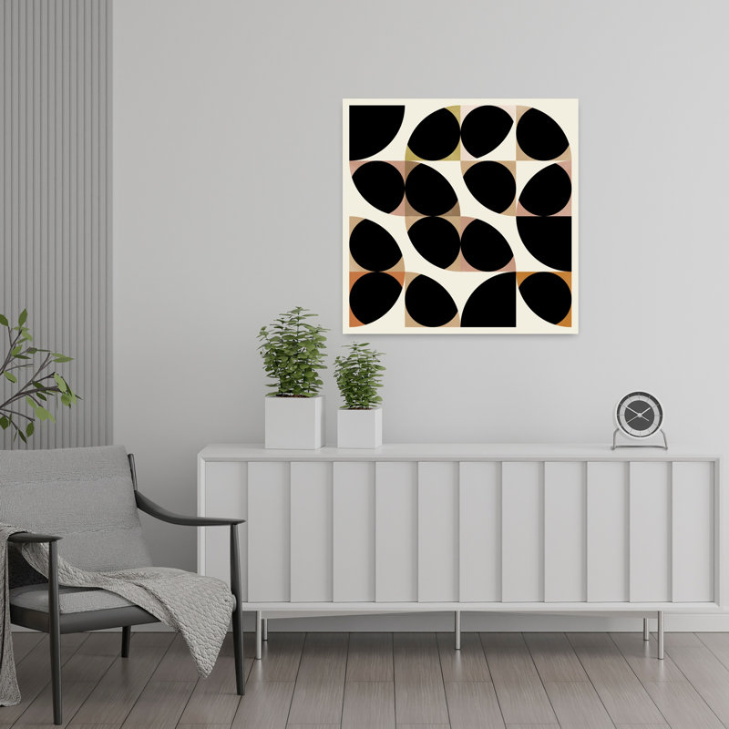 Art contemporain, art contemporain abstrait, H 24 po x l 24 po