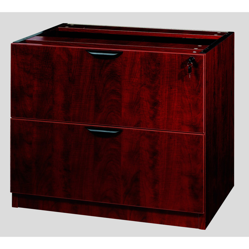 Case Goods 29" H x 31" W Desk File Pedestal, Mahogany