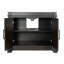 Meuble-lavabo simple en bois et quartz l 42 po Maurice