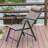 Albertino Aluminum Folding Outdoor Chair with 7 Recline Positions and Headrest-28900450