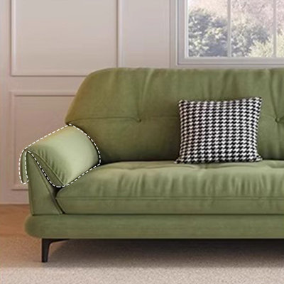 Green Polyester Standard Sofa
