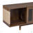 Mid-Century Modern Style TV STAND Cat House Pet Friendly With Sliding Door Flip-Down