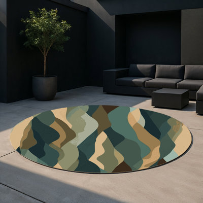 Tapis intérieur et extérieur Ethereal Tides