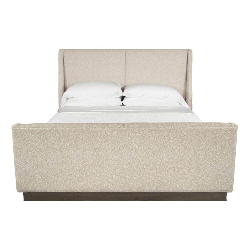 Charlie Upholstered Bed, Queen, Khaki