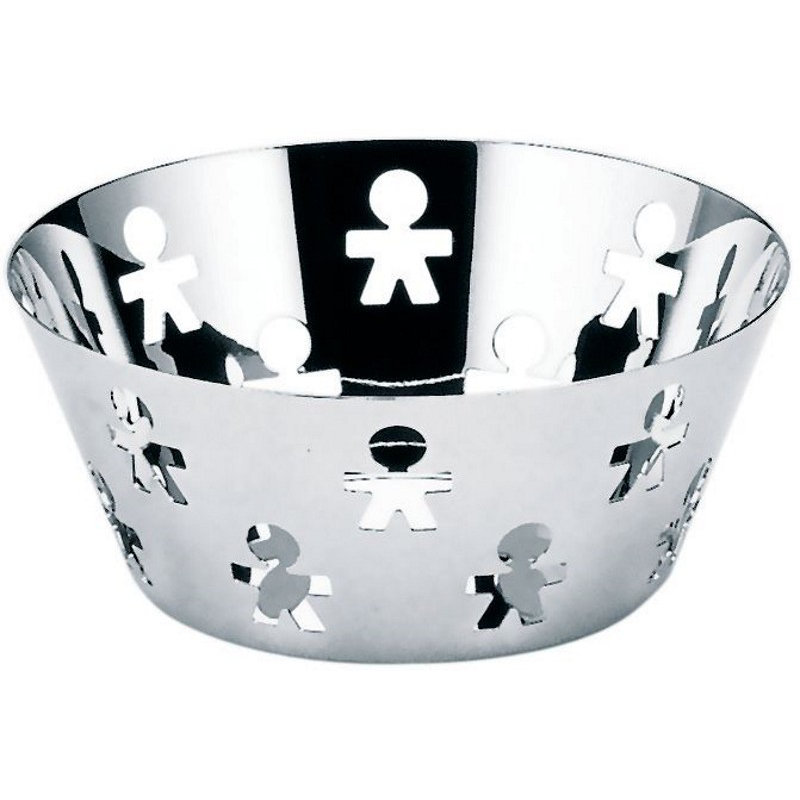 Alessi Girotondo Stainless Steel Fruit Bowl