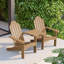 Ensemble de 4 chaises Adirondack en plastique Bickford-99306048