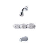 Dual Function Tub and Shower Faucet with Trim