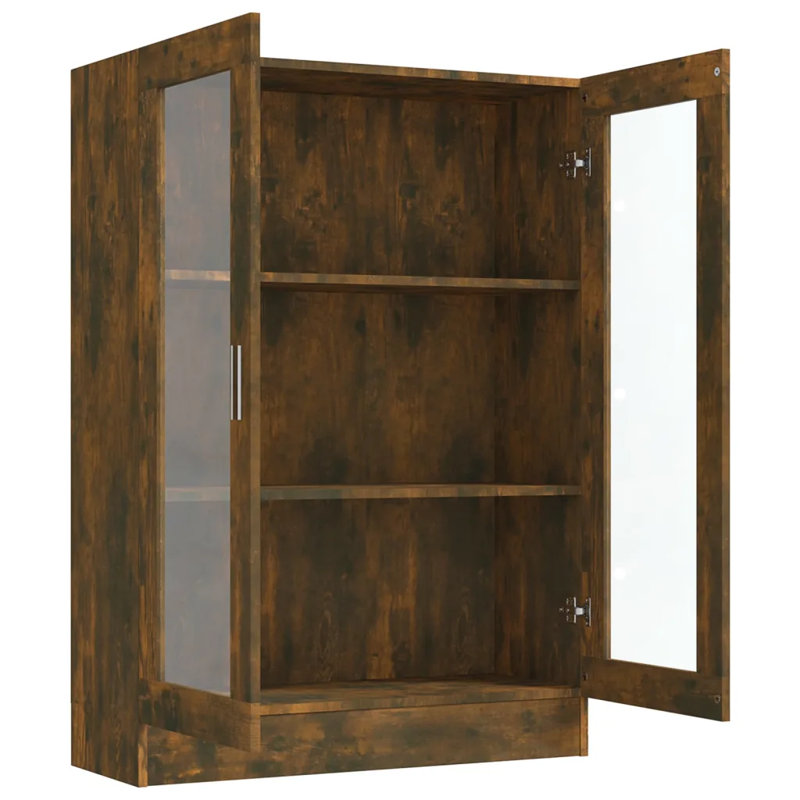 Ruark 115cm H x 82.5cm W Standard Bookcase, Smoked Oak
