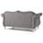 Cozy Transitional Flared Arm Loveseat-1947977962