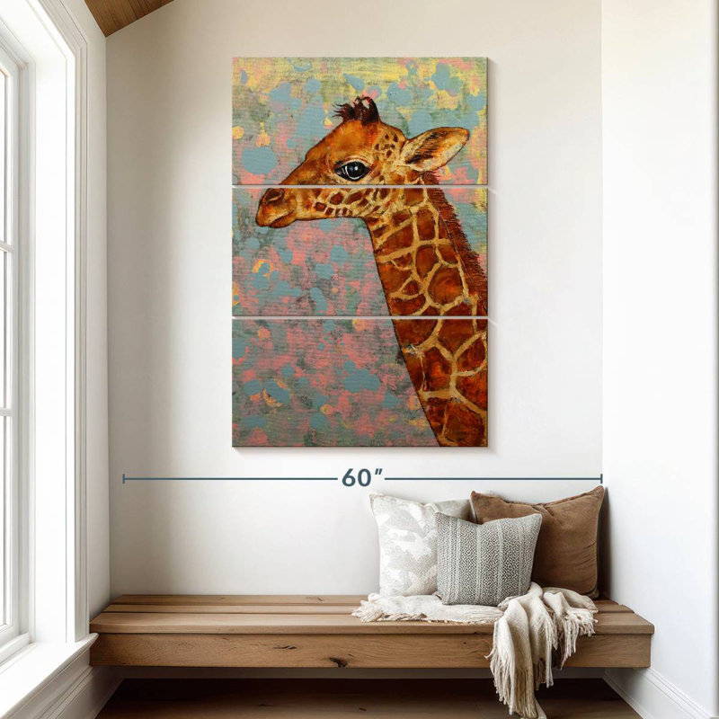 Brampt Baby Giraffe, 50" H x 32" W