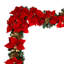 Guirlande en faux poinsettia Gala 108 po