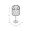Lampe de table 19,5 po Dasheil