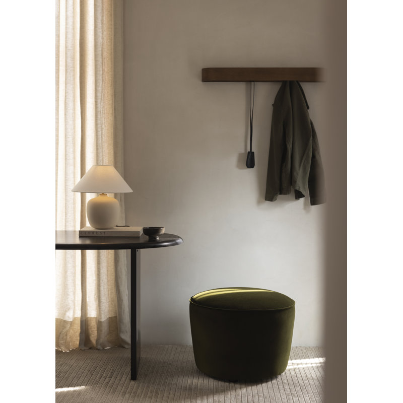 Epoch 8 - Hook Wall Mounted Coat Rack, Dark Stanted Oak