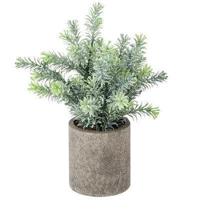20.32 cm Artificial Herb Plant in Pot