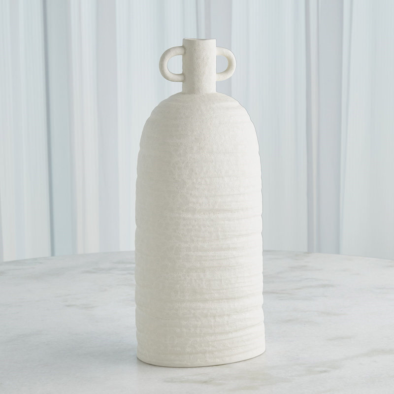 Sahara Handmade Ceramic Table Vase, 19.75" H x 8.5" W x 6.25" D