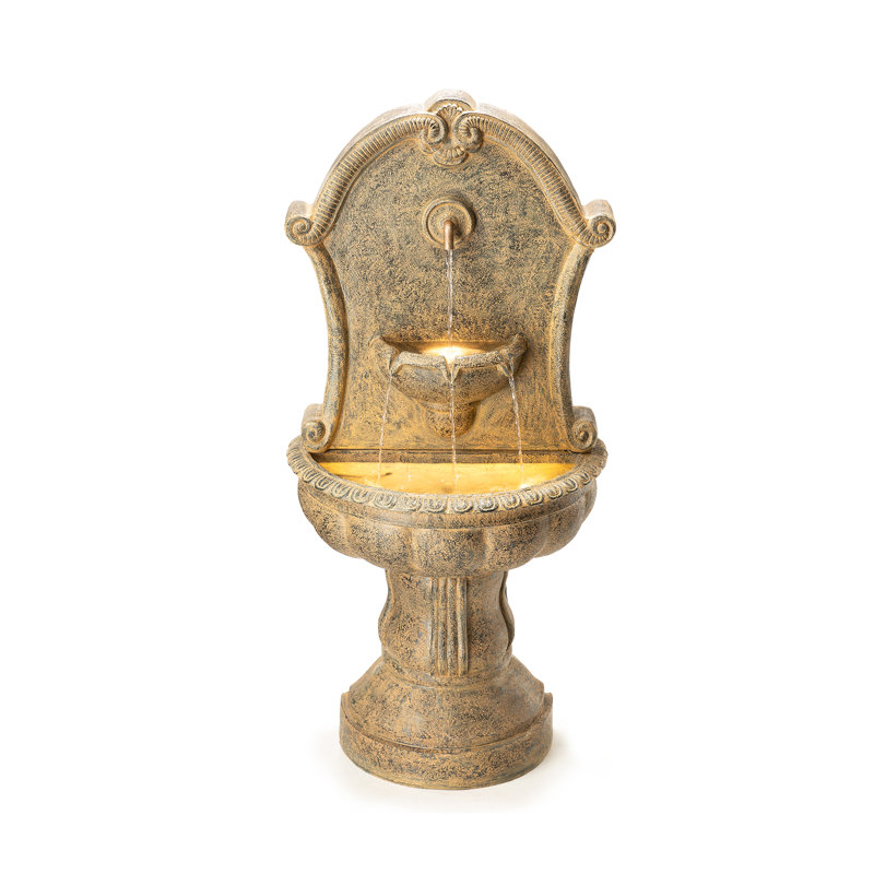 Baraga Sculptural Fountain with Lights