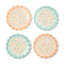 Posie Patch Ceramic Dessert Plates