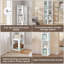 Marqua 159cm H x 30cm W Standard Bookcase-1396693906