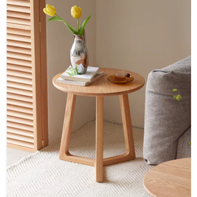 Table basse en bois massif en chêne nord-américain au design moderne, mobilier de style minimaliste, table basse en bois durable et élégante, parfaite pour tout décor