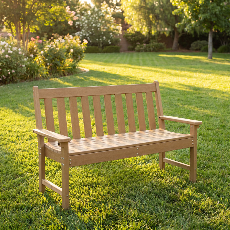 Banc de jardin 52 po pour l'extérieur, Teak