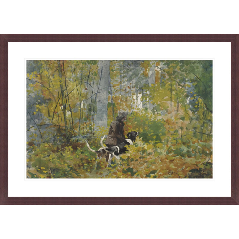 «On the Trail» par Winslow Homer - Impression Giclée sur cadre, H 21,1 po x l 29,5 po