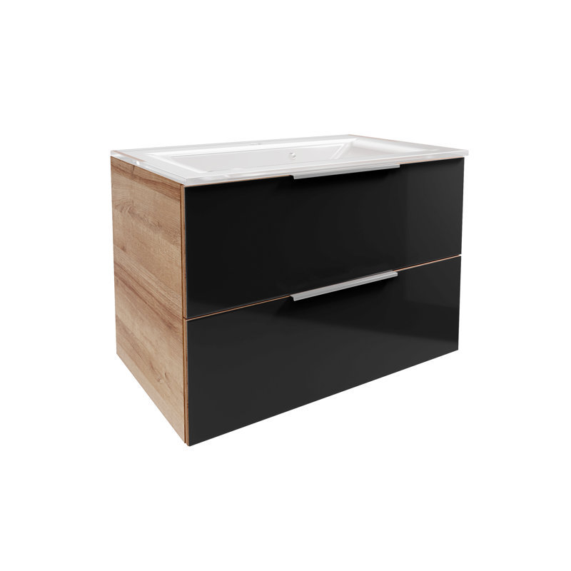 2 Pieces 1000 Mm Bathroom Furniture Suite